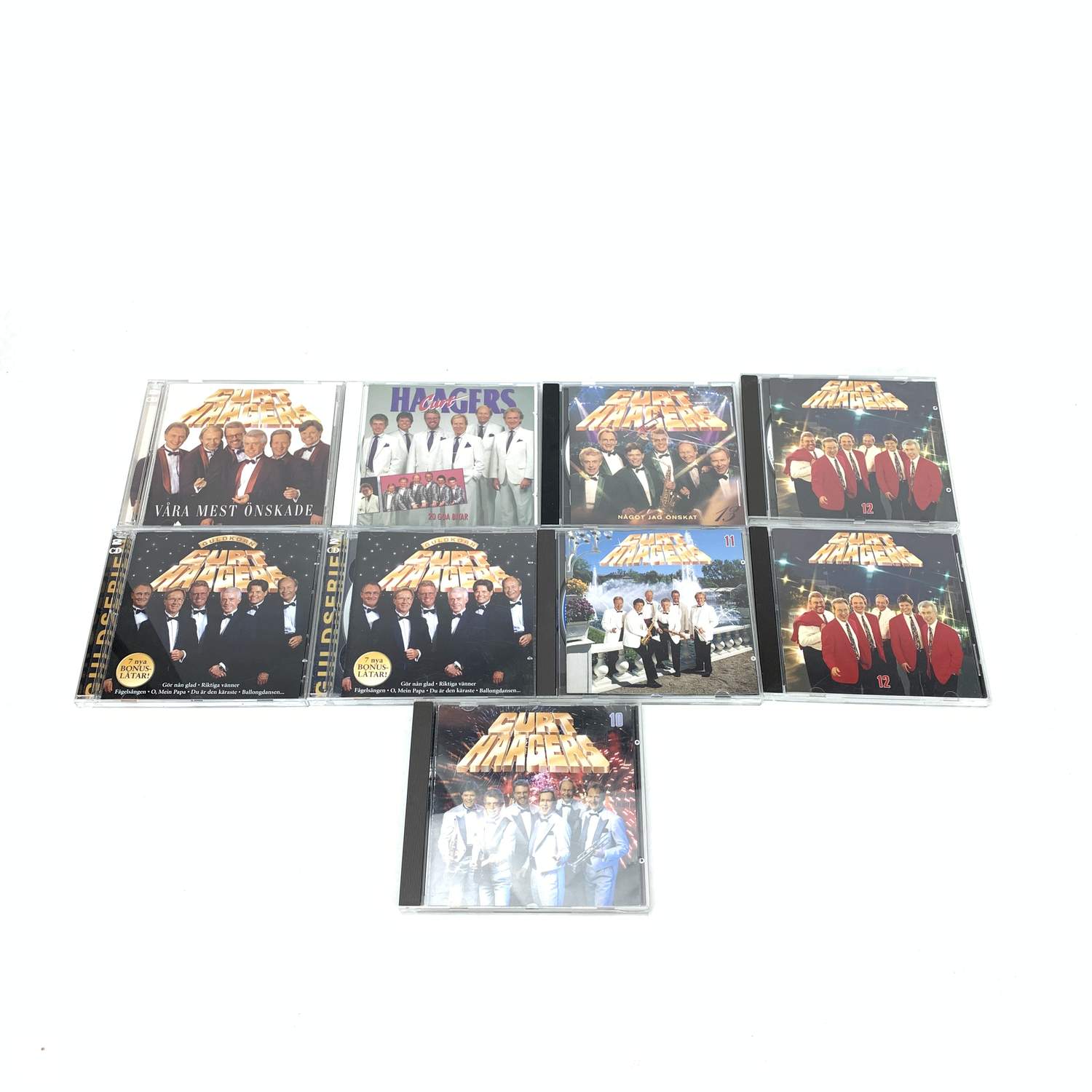 CD-skivor, Curt Haagers, 9-delar