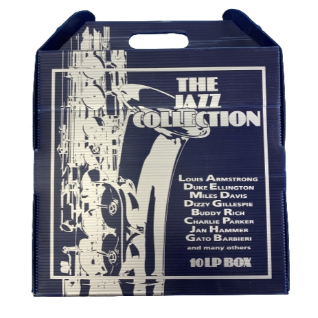 The Jazz Collection Box 10st Louis Armstrong Duke Ellington LP Vinyl 12 Tum 12"