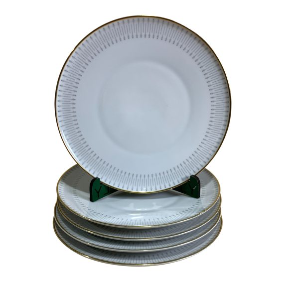 Heinrich & Co. från Selb H&B Bavaria 5st Tallrikar 17,5cm Vit