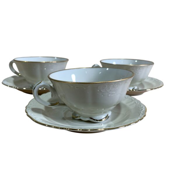 ALP Lidköping Rörstrand Koppar & Fat 4st Beige