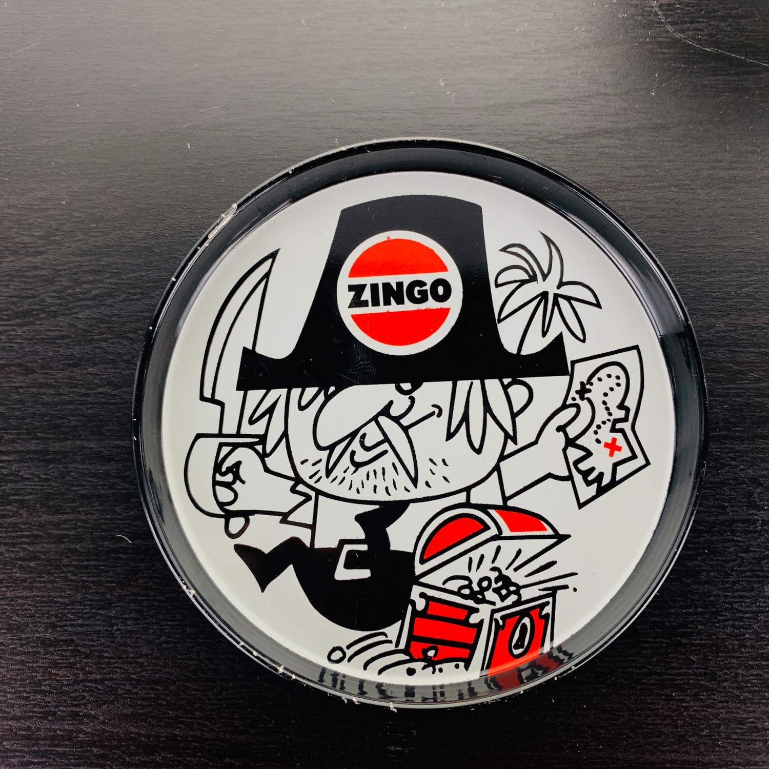 Underlägg plåt, Zingo, Svart
