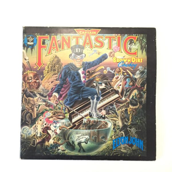 LP-Skiva, Elton John, Captain Fantastic And The Brown Dirt Cowboy