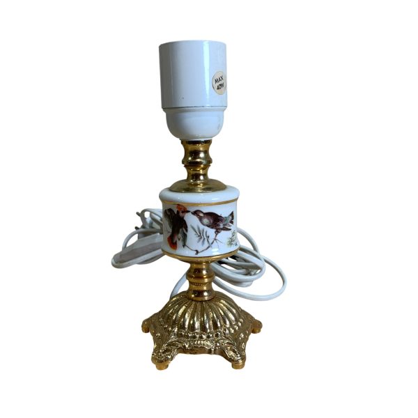 Lampfot Fågel 19cm Lampa Fåglar