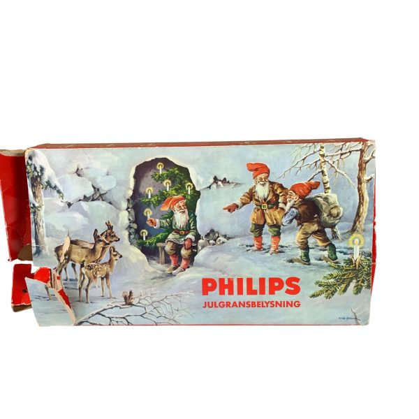 Philips julgransslinga 16 elektriska ljus originalkartong Julgransbelysning