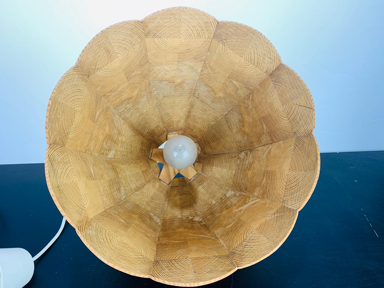Taklampa, Trä, Trälampa, Lampa, Retro - Bild 6