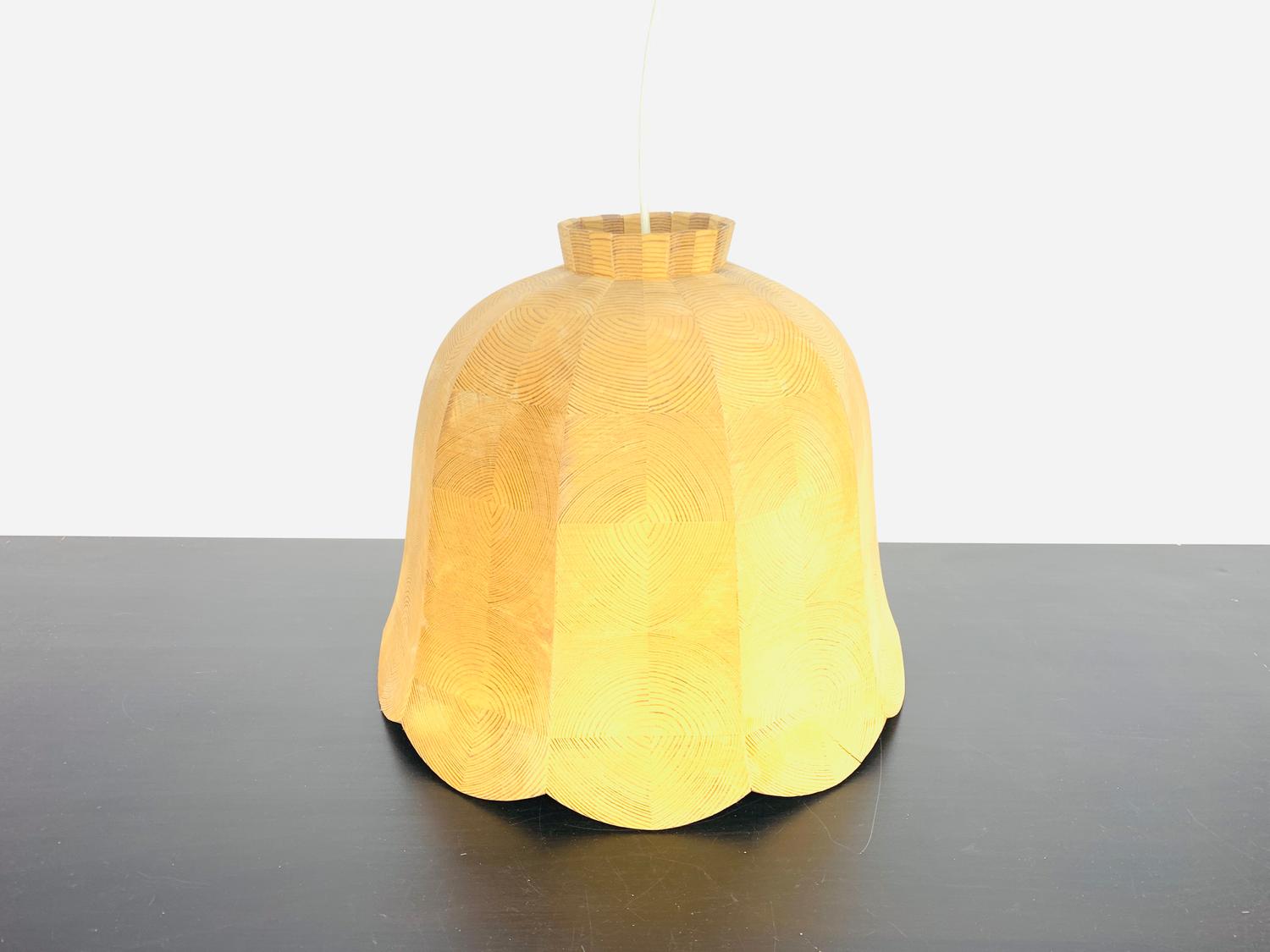 Taklampa, Trä, Trälampa, Lampa, Retro