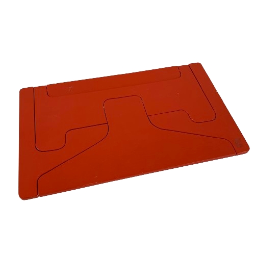 Väggmonterad Galge Retro Vit/Röd ihopfällbar 50cm