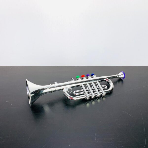 Leksakstrumpet, Trumpet, Silvrig, Plast