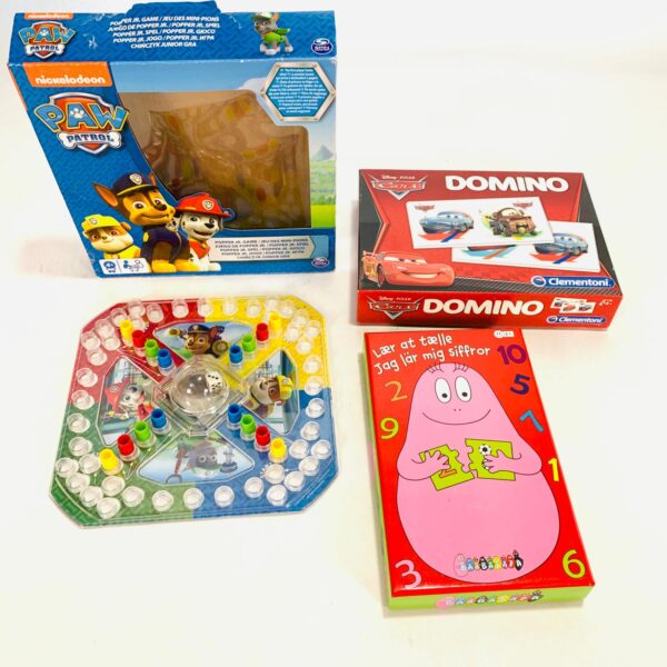Paw Patrol, Bapapapa, Cars Dominospel, Barn, Spel