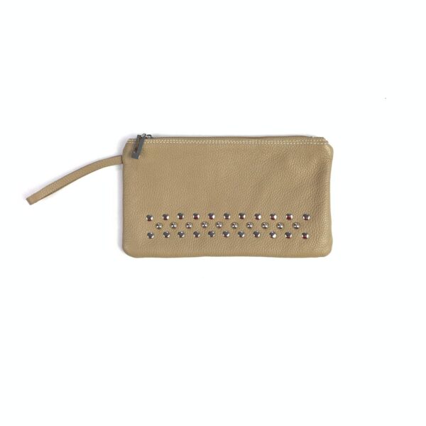 Rudi & Harald, Kuvertväska, Brun, Nitar, Väska