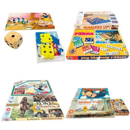 Spel/Pussel, Barn, 9st