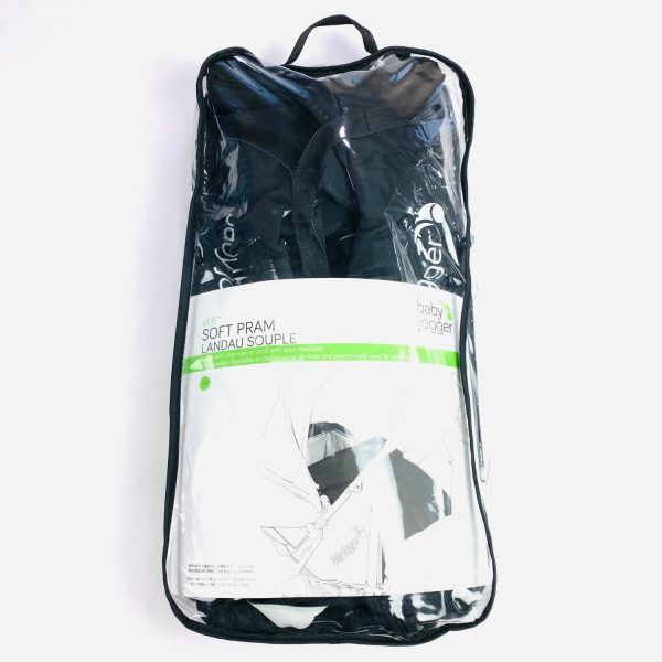 Liggdel Vue soft pram, Baby jogger, Svart