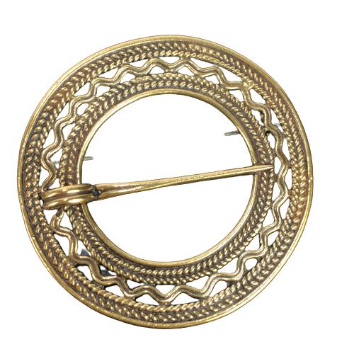 Kalevala Koru Karjaan Solki Bronze brooch Vintage Pin