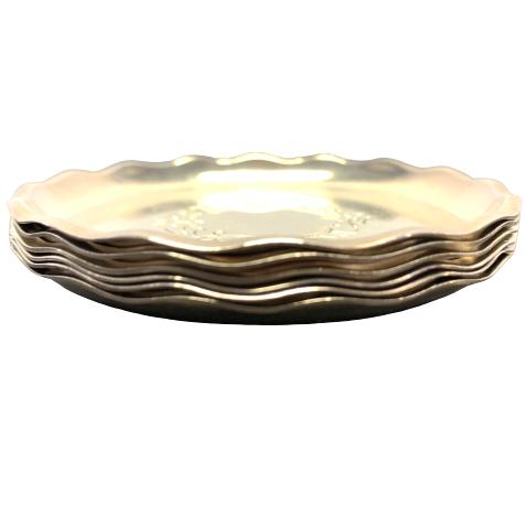 Markströms Nysliver Fat 6st Etikettmärkt Stämpald MGAB ALP Vintage Design Retro