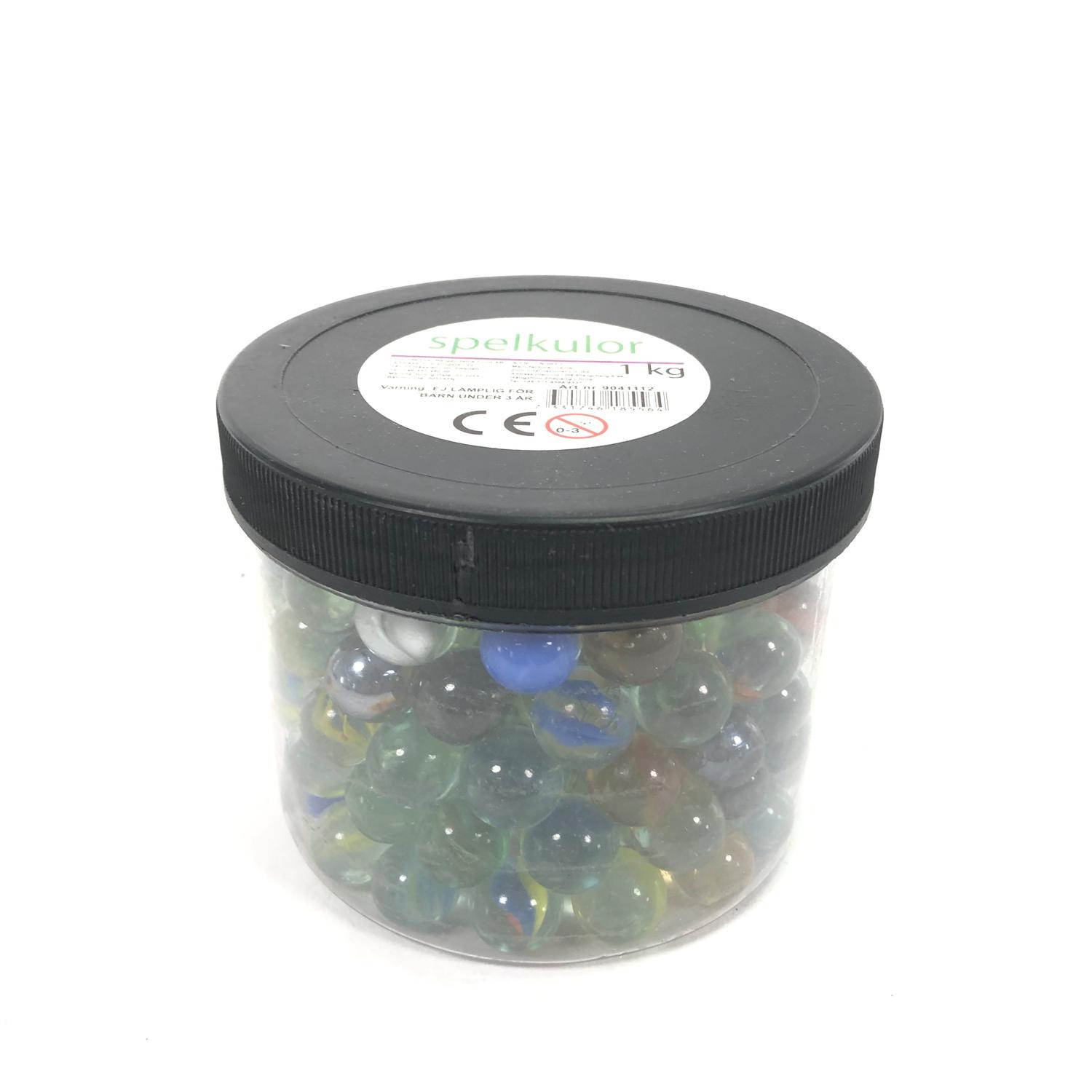 Spelkulor, 1 kg