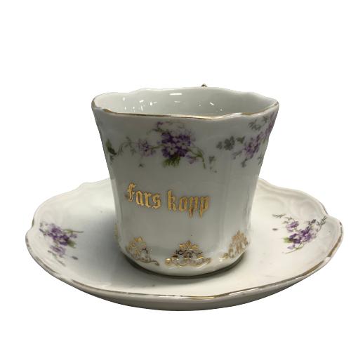 C.T. Fars Kopp Fat Tekopp Vintage Retro Stämplad