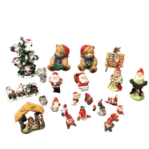 Julsaker Tomtar Småtomtar Jul Figuriner Nalle Retro Vintage Design Tomte