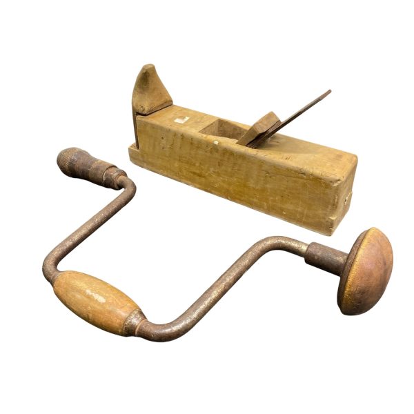 Handverktyg 2-delar Trähyvel Handborr