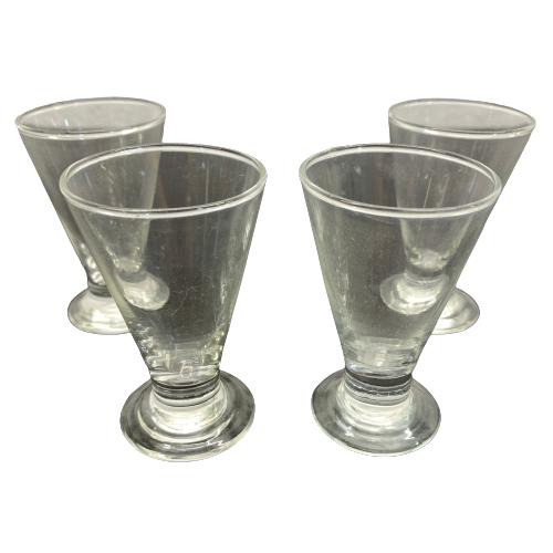 4st Snapsglas Glas Retro Design