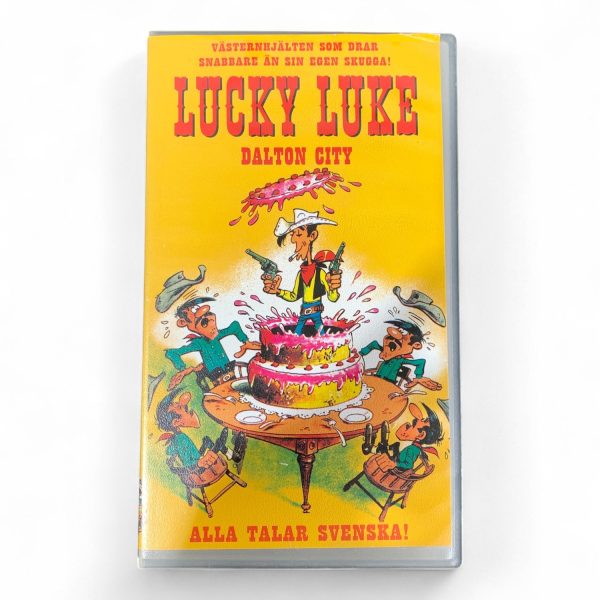 Lucky Luke Dalton City Bekymmer i Omaha Jesse James VHS Film