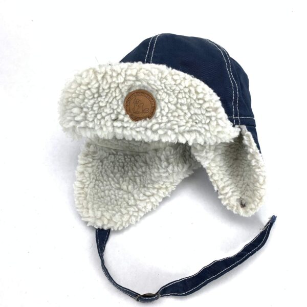 Mössa, Beaver, stl 54, Fodrad, Blå