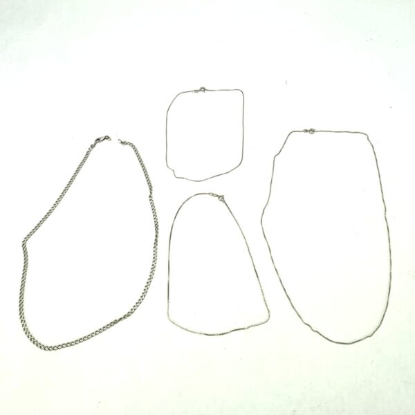 Silver halsband, 925, 4-delar