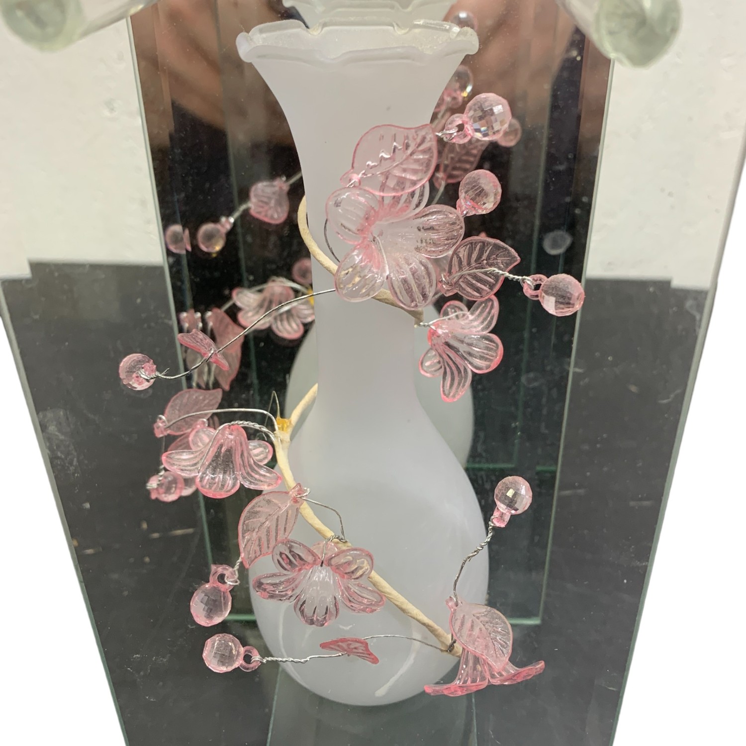 Glasvas med Spegel Glas Vas Design - Bild 3