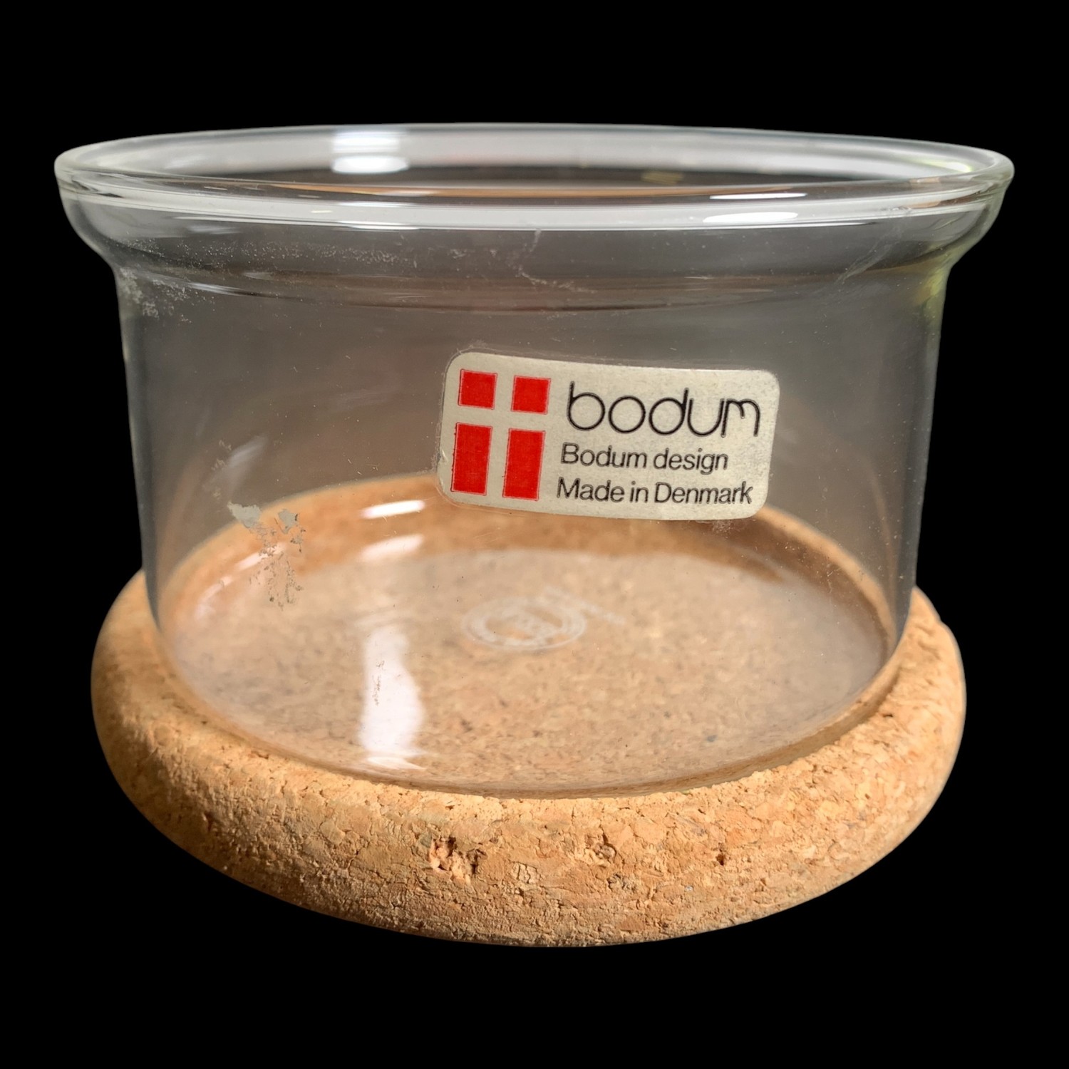Bodum Glasskål Glas Skål med Korkunderlägg Underlägg Heat Resistant