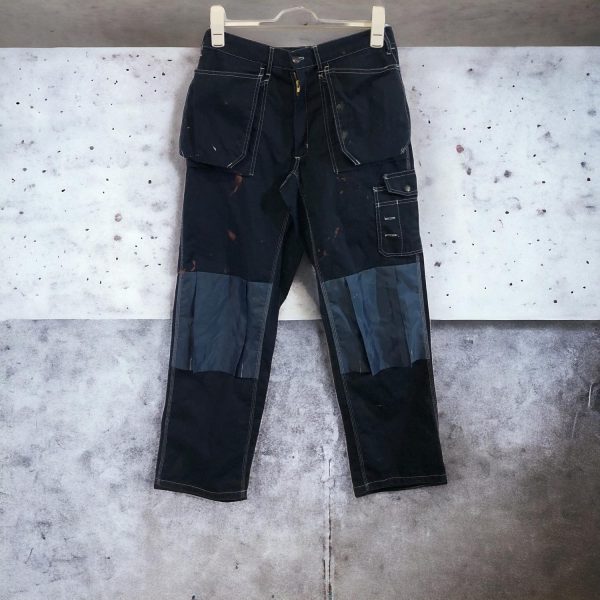 Blue Wear Arbetsbyxor stl 48 Blå Byxor Snickarbyxor