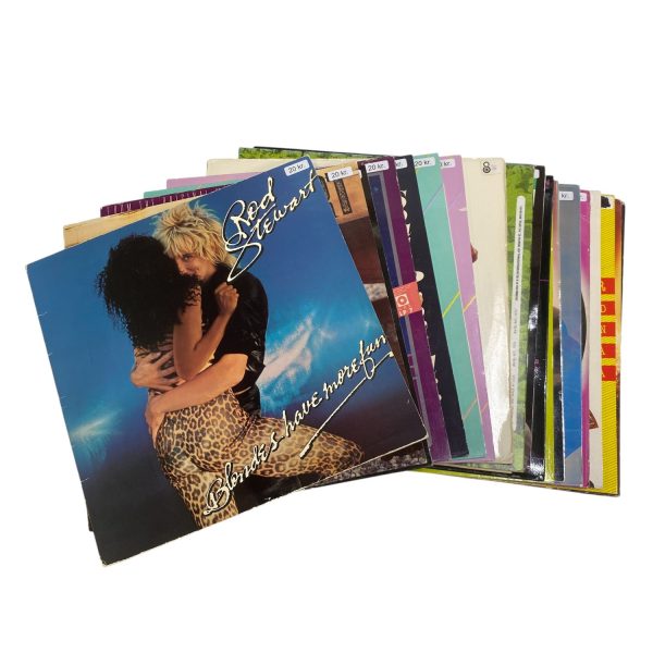 20st Vinylskivor Samling Skivor Parti Vinyl Skiv Records Musik Paket Record