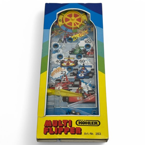 Vintage Retro pin ball Boxed Kohler 353 multi Cross Retro You Flipper Spel