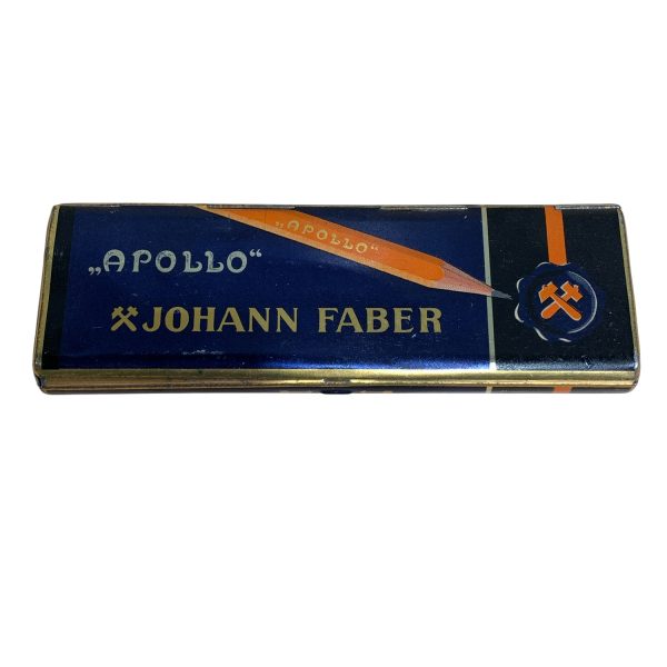 Johann Faber Apollo Pennfack 18cm Plåt Retro Fodral