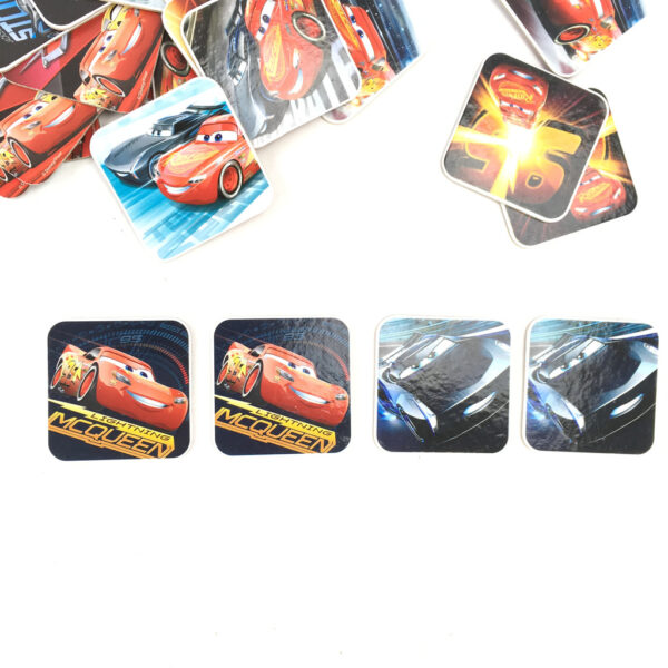 DISNEY PIXAR Cars Memory 5.5x5.5 cm.