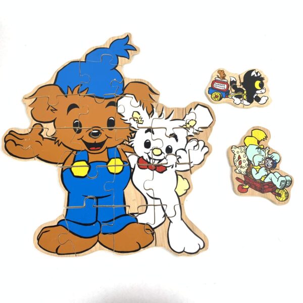 Golvpussel, Bamse, Trä