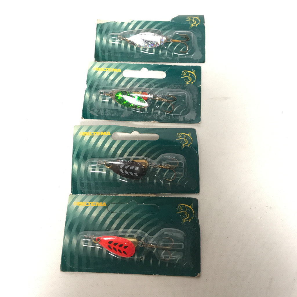 4st nya Spinnare i förpackning Fiskedrag