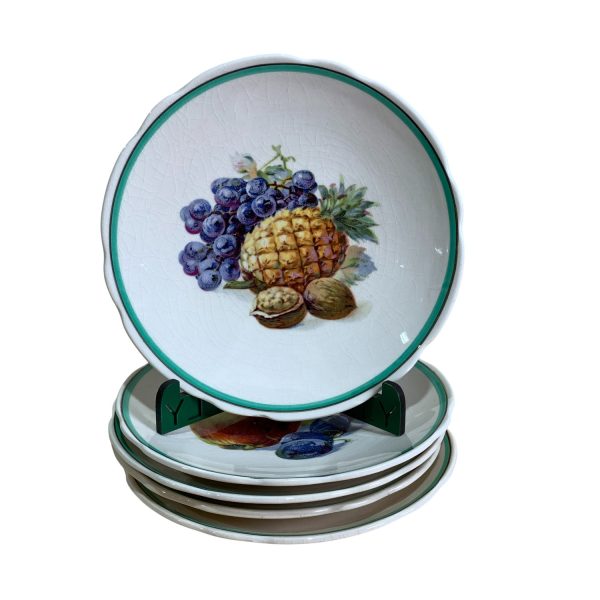 Frukttallrikar 5st 16,5cm Assietter Tallrikar Frukt Retro