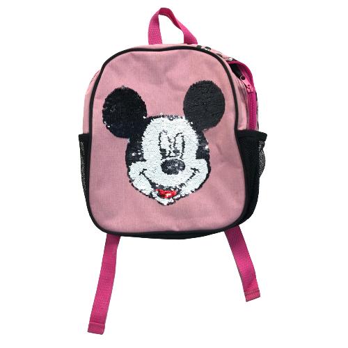 Disney Mickey Mouse Ryggsäck Väska Rosa/Svart Musse Pigg