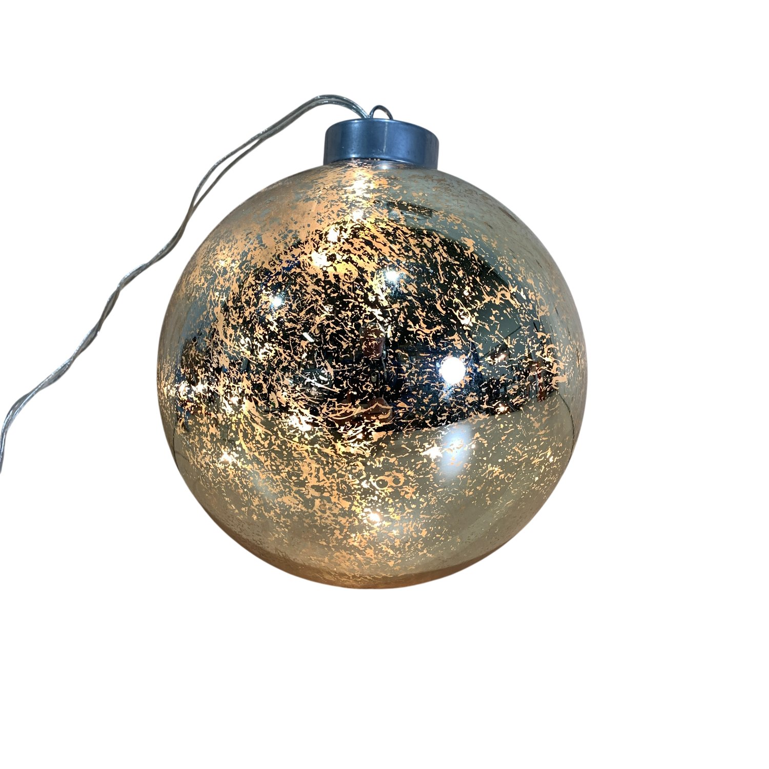 Julkula Silvrig Lampa Kula JUl 20cm