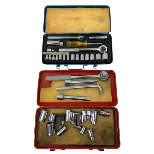 2st Hylsnyckelsats Verktygssats Verktyg Nycklar Retro Vintage