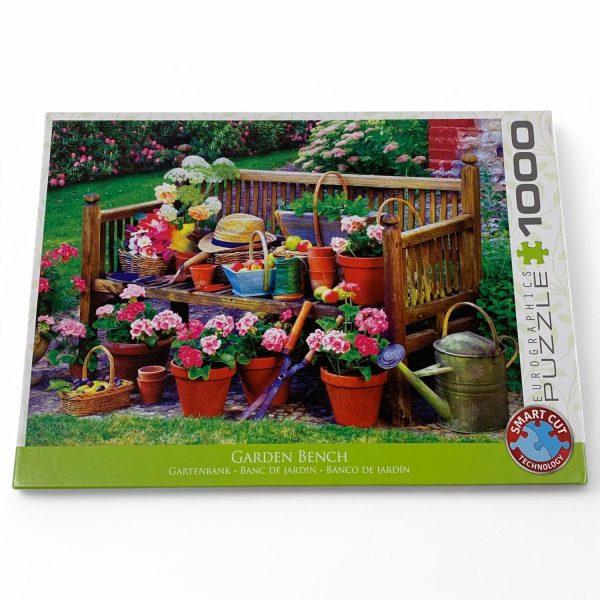 Eurographics Puzzle Smart Cut Technology Garden Bench Pussel 1000-bitar