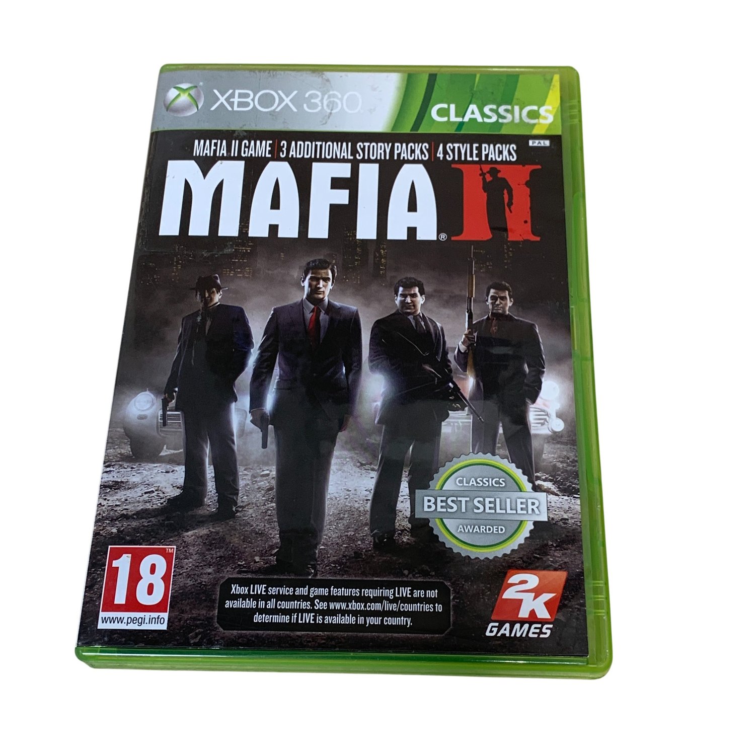 XBOX 360 Mafia 2 XBOX360 Spel TV-Spel Game