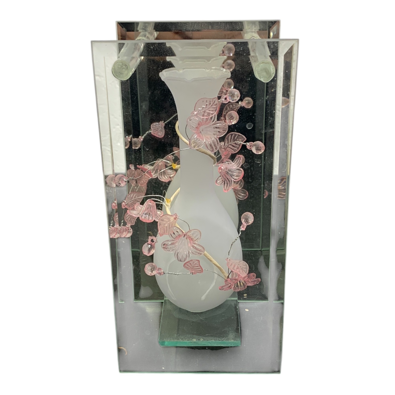 Glasvas med Spegel Glas Vas Design