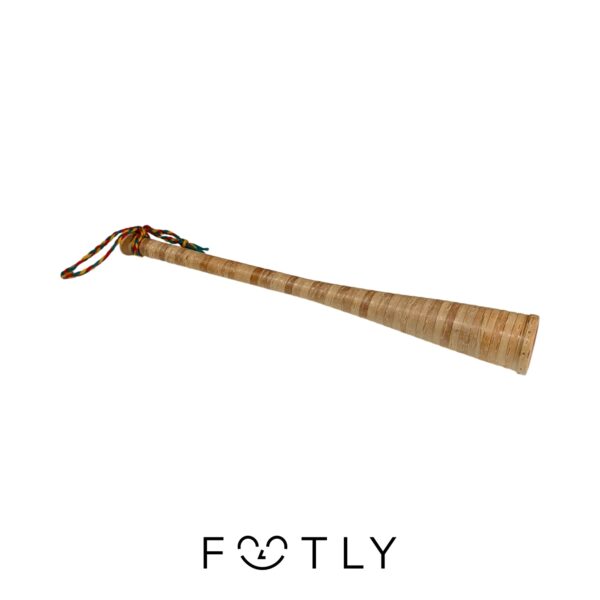 Handsvarvad Trätrumpet Näverlur Dekorativ Med Snöre