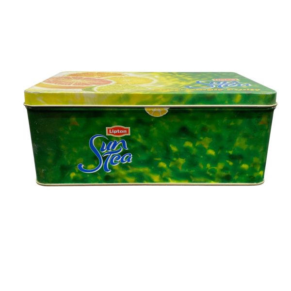 Lipton Sun Tea Plåtburk Burk Plåt Lockburk
