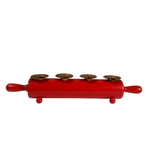 Jultomte Tomte Retro Kruka Jul 19cm Röd Julkruka