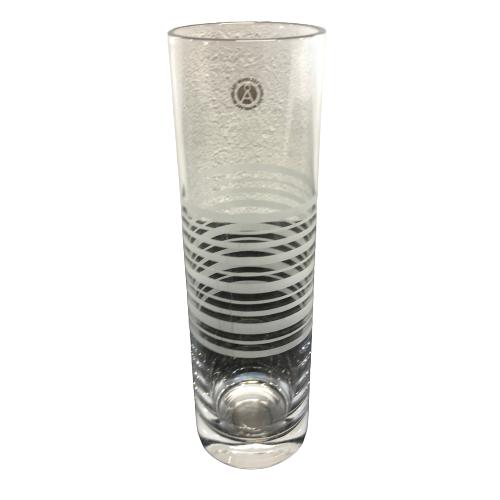 Åhlens Munblåst Vas Glas Glasvas Design Retro Vintage