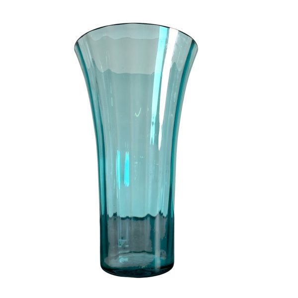 Hög Vas Turkos 30cm Blomvas Glasvas
