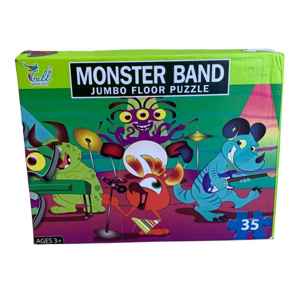 Monster Band Jumbo Floor Puzzle från Qihan Toys