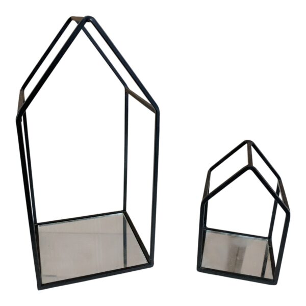 Dekorationshus med Spegel 2st Hus Dekoration Design