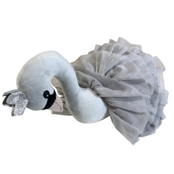 Petit Nuit 31cm Svan med Krona Mjukisdjur Leksak Gosedjur